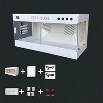 육지거북이사육장 거북이쉼터 거북이은신처 PVC 다양한 크기의 등산 상자 고슴도치 보호자 파충류 인큐베이, 09 120x40x40cm