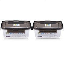 코멕스 비비락 밀폐용기세트 단품, 직사각3호(1300ml), 2개