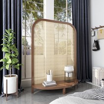 아치형 가벽 원목 파티션 메쉬 전시장 견적 우드 시공, 100X180CM 등나무