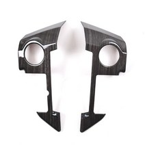 랜드로버 레인지로버 스포츠 프리랜더 2 LR2 20102015 용 자동차 스티어링 휠 장식 커버 트림 ABS 인테리어 액세서리, 3.black wood grain