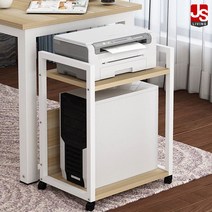 JS리빙 사이드 테이블 높이 조절 스터디 카페 식탁 베드 학생 거실 소파 책상 다용도 서랍형 탁자 간이 노트북 컴퓨터 원목 이동식 조립식 보조 침대 협탁 J_01 51X30X58, 이동식 1개 사이드테이블 (높이58cm)