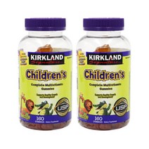 (1+1) 코스트코 어린이 칠드런 컴플리트 멀티 종합 비타민 160구미 2팩 Kirkland