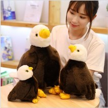 대머리독수리 봉제 인형 20-40cm, 갈색, 20cm