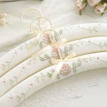 패브릭 옷걸이 리본 스펀지 미끄럼방지 행거 10개, B형  10개