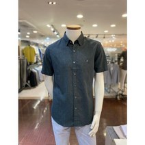 이랜드 [올젠]올젠 2022S/S 린넨 솔리드 반팔 셔츠 ZOC2WC1355