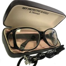 방사능 차폐고글 납고글 X선 방호안경 작업용 안전, 3. 새로운 0.75 납 등가 평면 거울