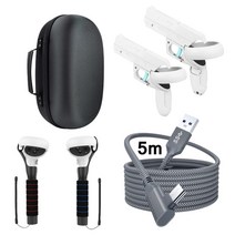 VR게임기 VR게임 VR안경 vr shooter games pistol for oculus quest 2 gun stock controller 핸들 그립 quest 2 케이스에, 옵션 1