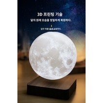자기부상 무드등 떠있는 달 공중부양 달 무드등, 돼지코없음, 우드