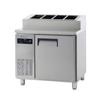 유니크대성 에버젠 업소용 토핑 냉장고 직냉식 900 올냉장 3자 UDS-9RPDE 밧드별도, 좌측