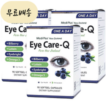 아이케어 90캡슐 3개 빌베리 루테인 아이브라이트 메디플러스, 90개
