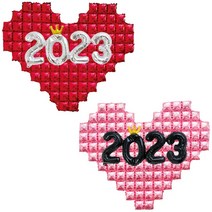 신년파티 송년회 풍선 연말행사 매장인테리어 크라운하트2023, 데이지5종