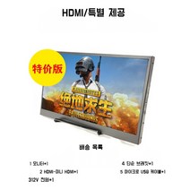 휴대용 보조 포터블 모니터 4K 144HZ IPS 17인치, 17.3인치, A