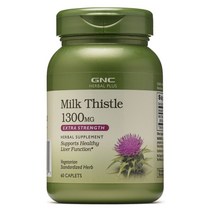 해외 GNC Milk Thistle 1300mg 밀크씨슬 60정