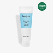 보나쥬르 비건 무기자차 데일리 선크림 100% 논나노 민감피부 선케어 35ml
