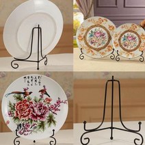생활살림꾼 접시 이젤 받침대, 블랙단일