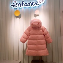 압소바 중계점#유아동복*겨울 아우터*다운점퍼*롱길이 경량*부담스럽지 않은 두께감*옆트임이 있어 걸을때 불편하지 않음