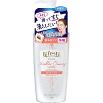 일본직발송 6. BIFESTA(비페스타) 【 부외품】 미셀러 클렌징 워터 센시티브 닦아 타입 화장수 유래 오일, One Size, One Color