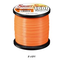 다이와 사이트 서프 2 원투 나일론 낚시줄 라인 줄 1000M 한국다이와 정공, 핫 오렌지 3-1000