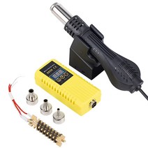 뜨거운 공기 전기 열풍기 jcd hot air gun 8858 micro rework 납땜 스테이션 led 디지털 헤어 드라이어 납땜 700w 열 총 용접 수리 도구, 협력사, 220v EU 플러그, 주황색