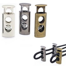 와이지알씨 금속 더블홀 스프링 버클 코드락 3종류