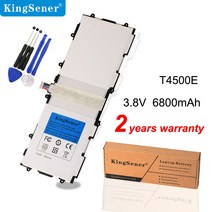 T4500E T4500C 교체 배터리 For Samsung Galaxy Tab 3 10.1 P5200 P5210 P5220 P5213 GT-P5200 SP3081A9H 6800mA, 한개옵션0