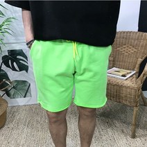 이루네 [M-2XL 5컬러 구성]남자 덤블 워싱 밑단 컷팅 여름 4부 반바지