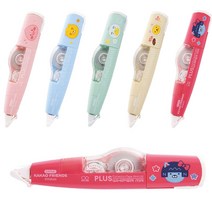 플러스 수정테이프 WH-615SS 화이트 / 카카오 리틀프렌즈, 라이언(블루)