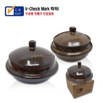 황토옹기방 내열냄비 도자기 뚝배기 장보고주방, 1개, 내열냄비5호