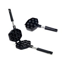 [MantaX] EASY COOKER 10구 호두과자팬 16 x 12.5cm, 1개