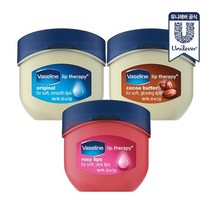 바세린 립 테라피 [로지+오리지날+코코아버터 립밤] 3가지발송, 3개, 단품