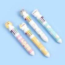 핑크풋 20 냥냥 피규어 10색 볼펜 0.5mm, 단품