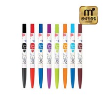모나미 소프트볼 쥬쥬 볼펜 0.5mm 12입, 블루