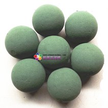 오아시스삽목 공모양 구 재료 원예용 꽃꽃이, 드라이 플라워 머드볼 16cm