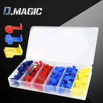 무탈피 커넥터 65PCS 일자형 스카치락 전선 배선, B46:일자형 스카치락 65PCS