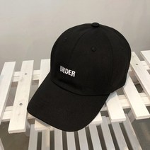 남녀공용 UNDER 언더 야구모자 볼캡 연예인 자수 연 베이지