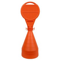 안전한가 원형오뚜기 반사지 주차금지 표지판 주문 인쇄 가능, 무지 주황몸통만(코드7306)