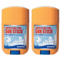 메이뉴욕 슈퍼 클리어 퓨어 선스틱 울트라 SPF 50+ PA++++, 22g, 2개