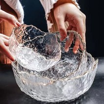 NICHIYOU crystal 샐러드볼 한 세트, 한 세트 3개