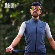 LAMEDA 얇은 자전거 바람 방패 뒤 통기성 자전거 자켓 Windbeaker Mountain Road 자전거 탑 의류 남성용 짧은 바람