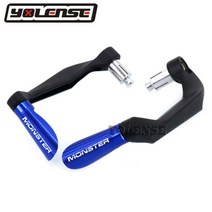 오토바이 바이크 감성튜닝 DUCATI Monster 821 695696797 1200 1200S 1100 1100S 78 22mm 핸들 바 그립 가드 브레이크 클러치 레버 가드, 푸른