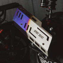 엔맥스 21년-22년 머플러커버 튜닝머플러 304스테인레스 전년식 L2 Type, ~20년, 크롬