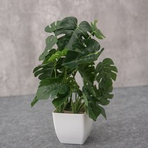 조화 트리 인테리어 25cm 인조 식물 분재 인공 미니 화분 작은 녹지 나무 열대 잎 책상 홈 실내 장식, 09 I_01 With Pot