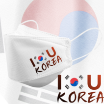 인쇄마스크 아이러브코리아 대한민국 태극기 마스크 25매 모델명 dki_1 KF94 3D입체형