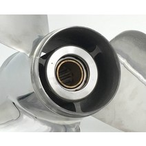 선외기 10 5/8x12 25hp-70hp 도하츠 스테인레스 스틸 3 블레이드 프로펠라, 한개옵션0