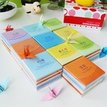 레인보우 컬러 학종이 DIY 별 장미 사랑의열매 학접기 색종이 미술놀이(352매)