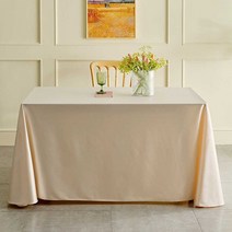 식탁보 테이블보 행사장 생일파티 홈카페 배경천 돌상, 상세 페이지 참고, 로즈실버 220x320cm