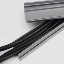 회색 대 1P 1M 랜몰드 쫄때 에어컨선정리 플라스틱쫄대 선 몰딩 바닥 전선폴대 전기선