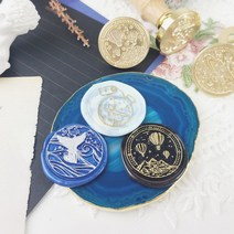 실링왁스 인장 스탬프 헤드 시리즈 2, 우주사슴 (3cm)