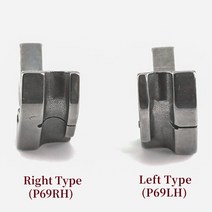 오버로크 노루발 용 단일 바늘 재봉틀 부품, 01 P69RH Foot_03 Groove 5mm