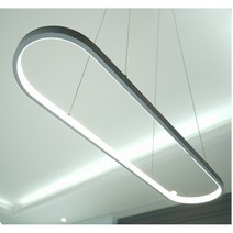 레스토랑 주방 식탁 모던 타원형 LED 팬던트 상가 예쁜 무드등 유리